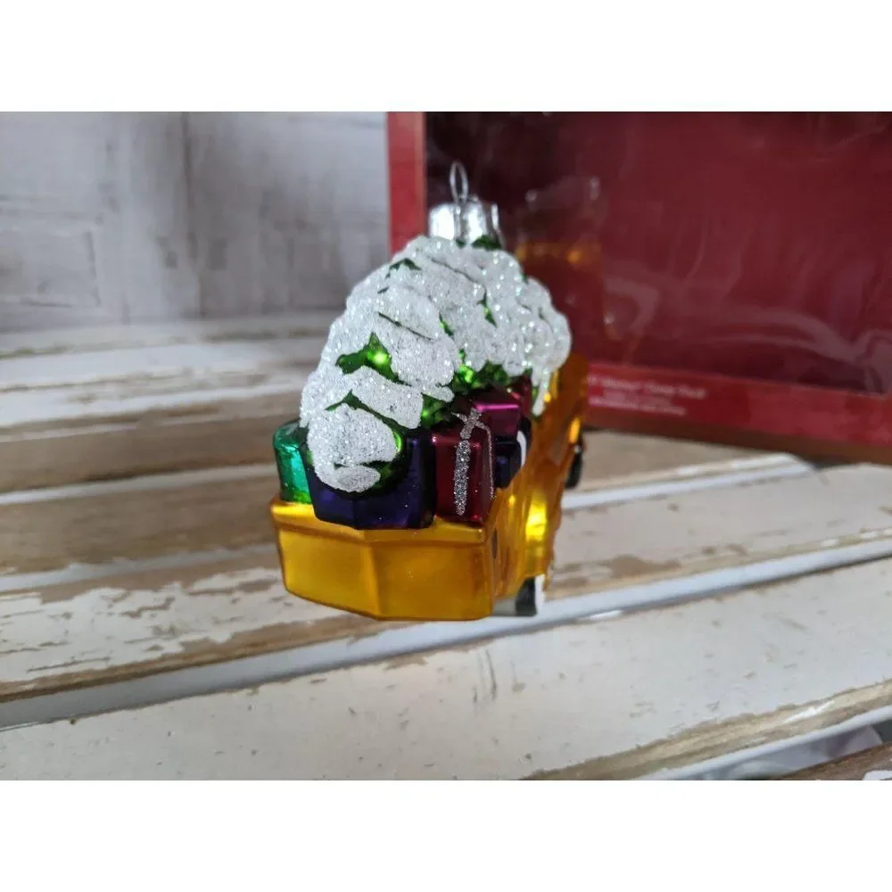Hallmark 1955 Murray dump truck glass ornament‎ 200